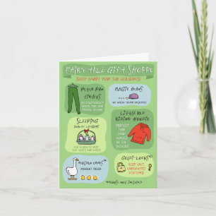 Fairy Tale Gift Shoppe Humoral julklapp Helgkort