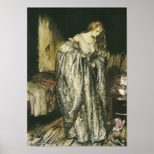 Fairy Tale Gnistra Dress av Arthur Rackham Poster