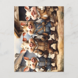 Fairy Tale Grisar Vykort