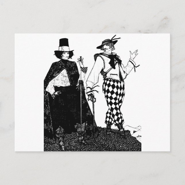 Fairy Tale Illustration - 8 Vykort (Framsida)