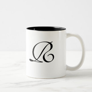 Fairy Tale in Black Monogrammed Mugg