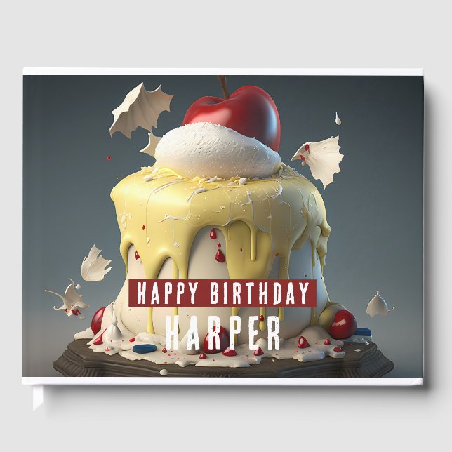 Fairy Tale Inspired Birthday Guest Bok (Framsida)