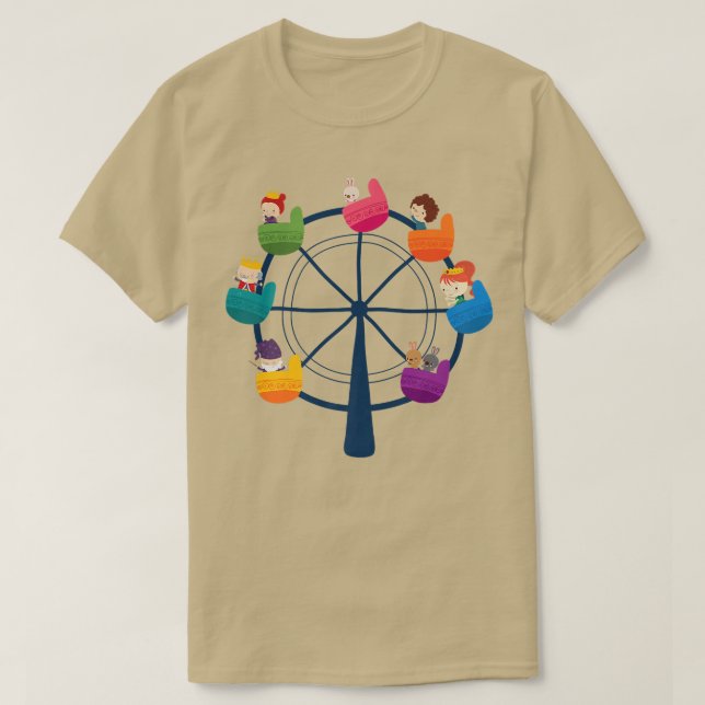 Fairy Tale Kingdom by Eggroll GamesRoyal Ferris Wh T Shirt (Design framsida)