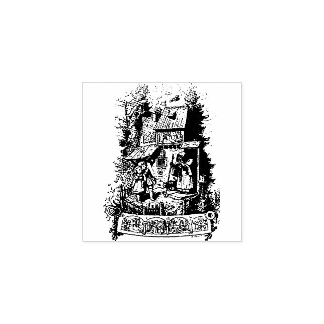 Fairy tale – Märchen – Gebrüder Grimm Stämpel (Tryck)
