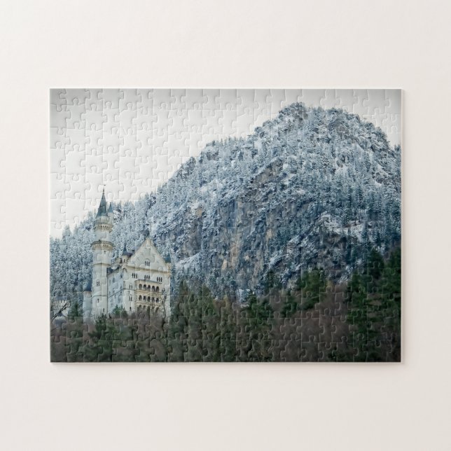 Fairy Tale Mountain Castle - Tyskland-11x14-252 pc Pussel (Horisontell)