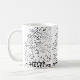 Fairy tale mugg Three Little Pigs