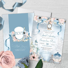 Fairy Tale Princess Cinderella Sweet 16 Birthday Inbjudningar