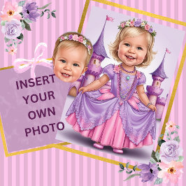 Fairy Tale Princess KeepVII - Lilac och Rosa Inbjudningar