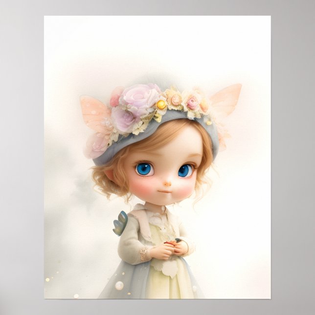 Fairy Tale Princess of Butterflies Poster (Framsidan)