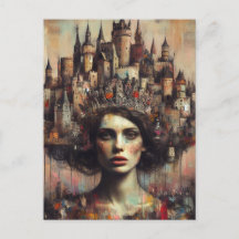 Fairy Tale Queen with Castle Krona on her Head