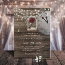 Fairy Tale Ro Flower Dome Rustic Barn Bröllop