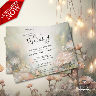 Fairy Tale Woodland Fairycore Romantik Inbjudningar