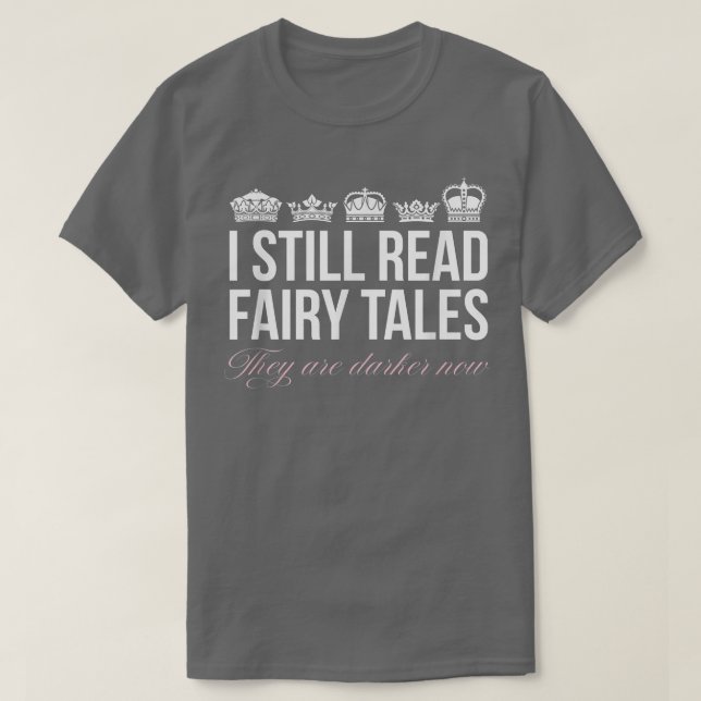 Fairy Tales Bok Älskare Gift T Shirt (Design framsida)