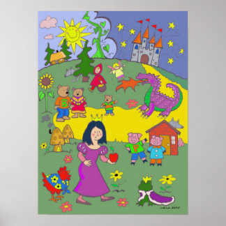 Fairy Tales by Vera Trembach Poster