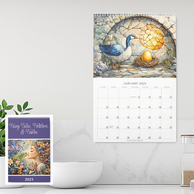 Fairy Tales, Folklore och Fables 2026 Single Page Kalender (Skapare uppladdad)