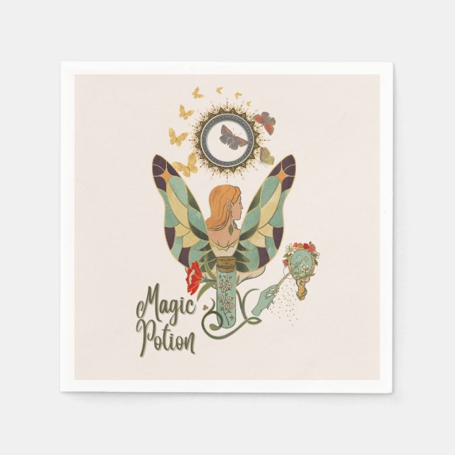 Fairy Tales & Magic Moments Pappersservett (Framsidan)