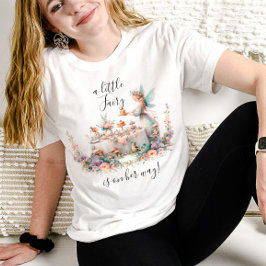 Fairy Tea Party Blommigt Mamma för att bli babyåda T Shirt