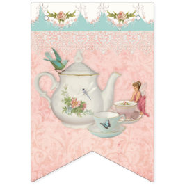 Fairy Tea Party Cute Girl Baby Shower Party Decor Vimplar