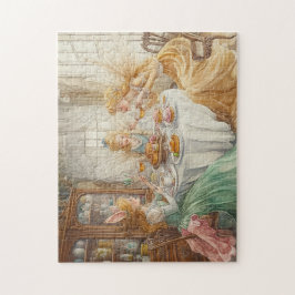 Fairy Tea Party Spring Enchanted Sweets Magic Pussel