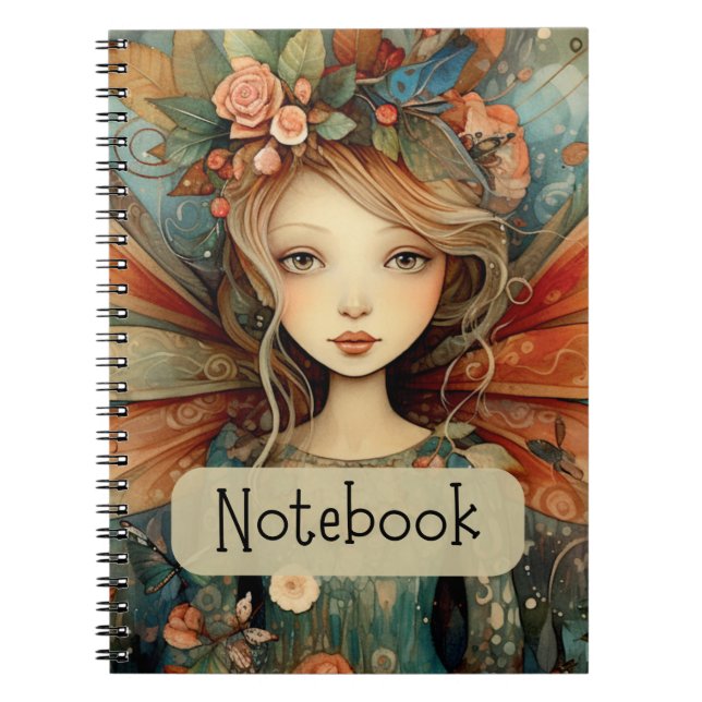 Fairy Thars Notebook Anteckningsbok (Framsidan)