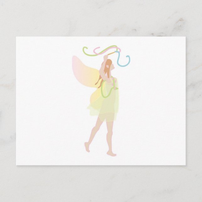 Fairy Theme Postcard Vykort (Framsida)