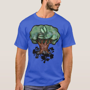 Fairy Träd Art grönt  älskare älvor druid T Shirt