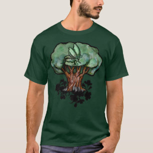 Fairy Träd Art grönt  älskare älvor druid T Shirt