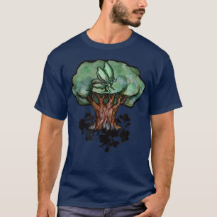 Fairy Träd Art grönt  älskare älvor druid T Shirt