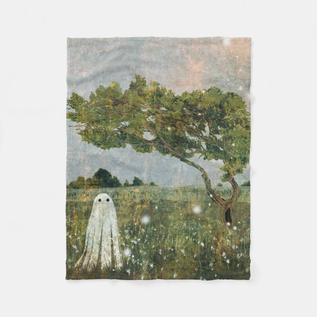 Fairy Träd Fleecefilt (Framsidan)