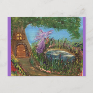 Fairy Träd House by Harmony Vykort