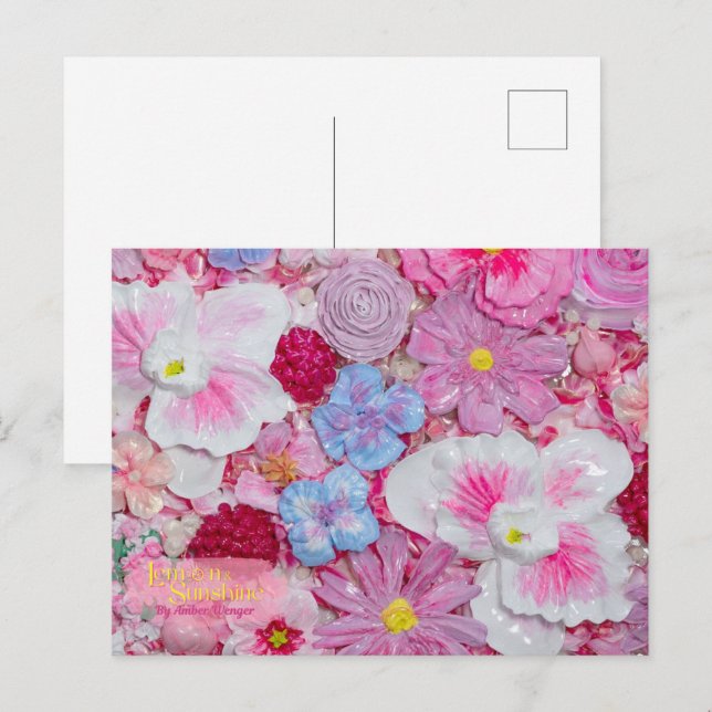 "Fairy Treasures" Vykort (Fram/baksida)