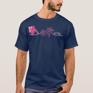 Fairy Tribal Artwork Thibiscus and fairies T Shirt
