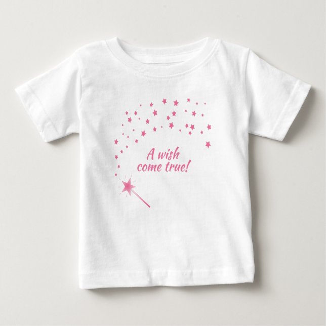 Fairy Trollspö & Stars, A Wish Kom True T Shirt (Framsida)