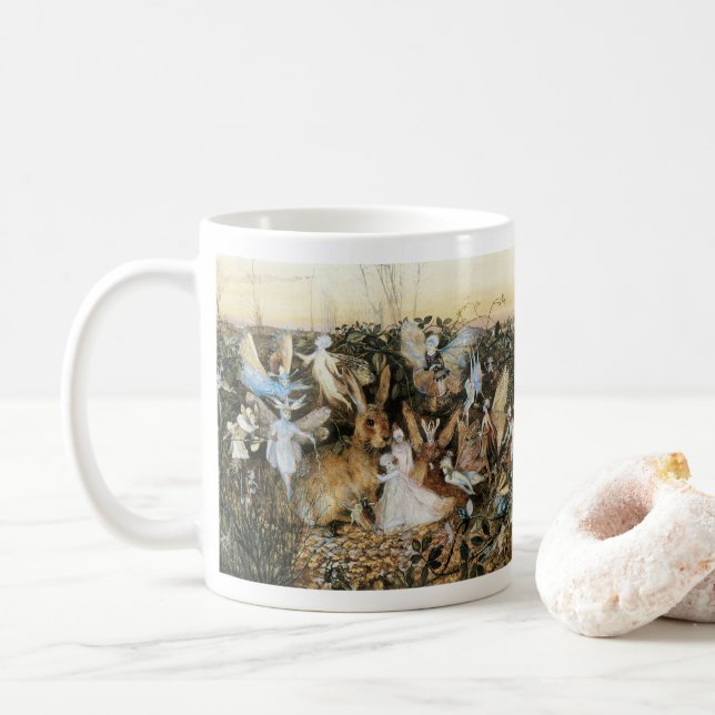 Fairy Twilight av John Anster Fitzgerald Kaffemugg (Med munk)