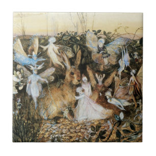 Fairy Twilight av John Anster Fitzgerald Kakelplatta