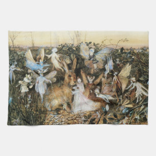 Fairy Twilight av John Anster Fitzgerald Kökshandduk