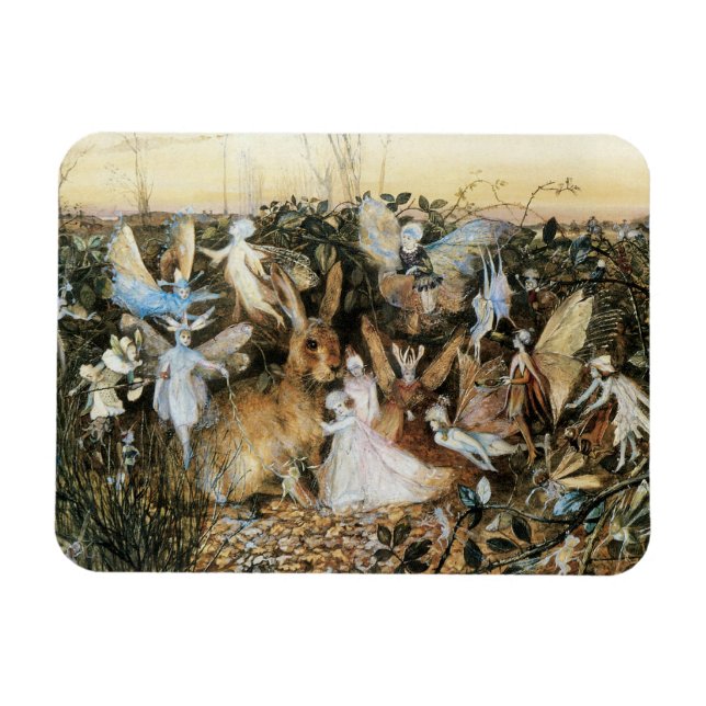 Fairy Twilight av John Anster Fitzgerald Magnet (Horisontell)
