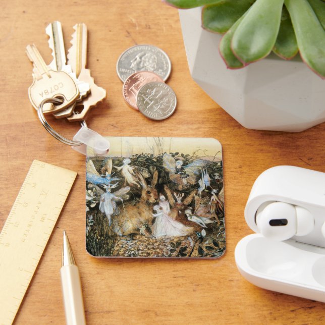 Fairy Twilight av John Anster Fitzgerald Nyckelring (Skrivbord)