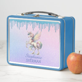 Fairy Unicorn-drivning Blue Glitter