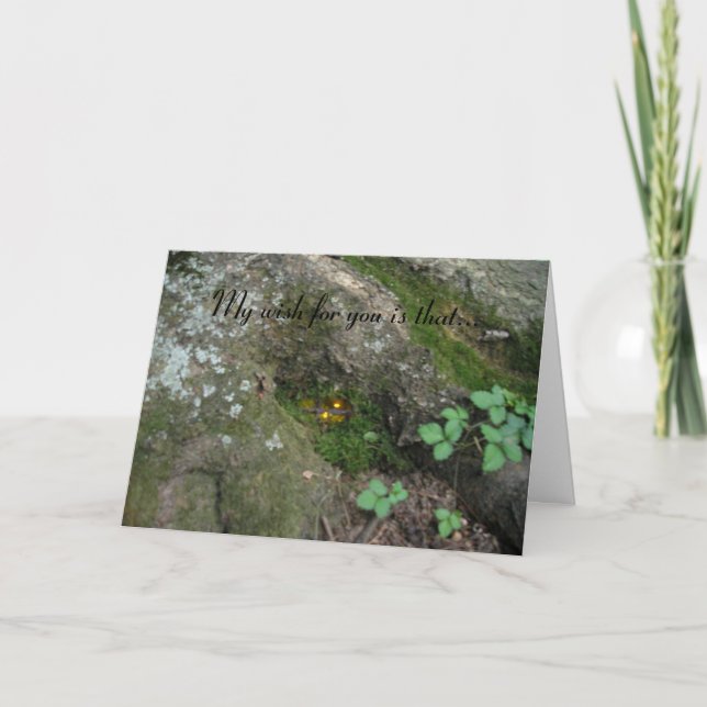 "Fairy var Home" Kort (Framsida)