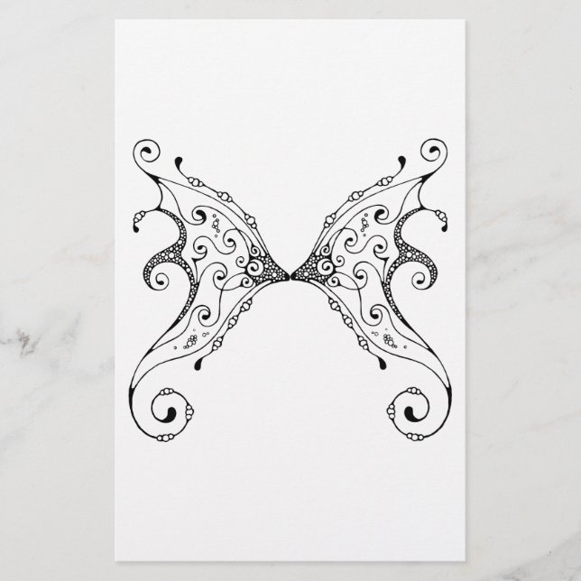 Fairy Vingar Brevpapper (Framsida)