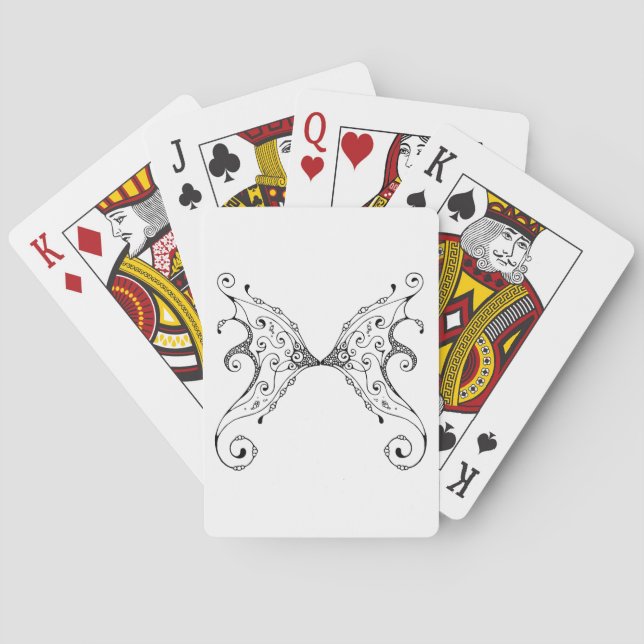 Fairy Vingar Spel Kort (Baksidan)