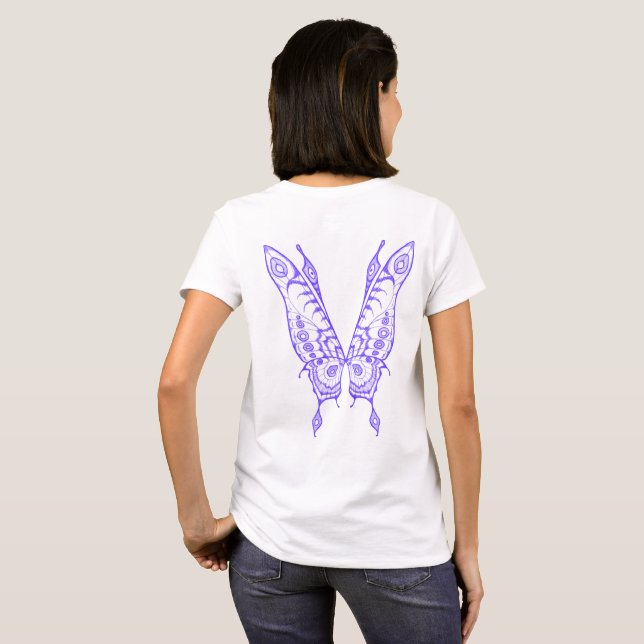 Fairy vingar t-shirt (Hel baksida)