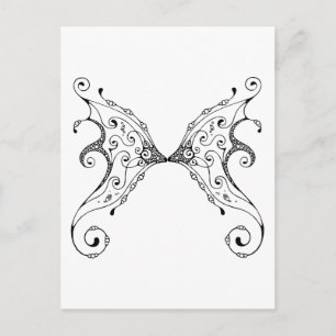 Fairy Vingar Vykort