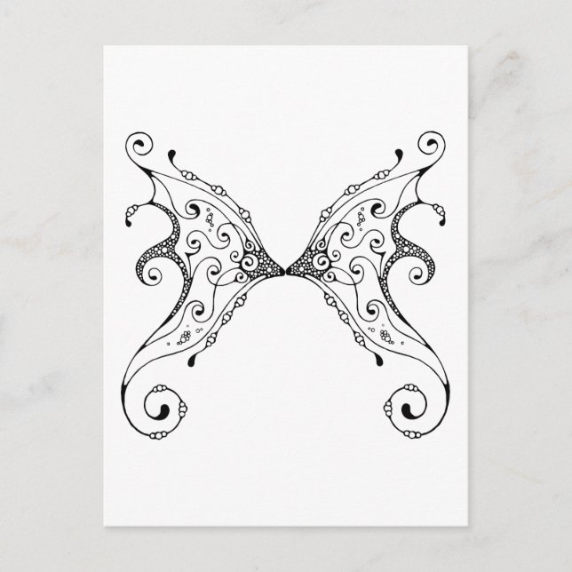 Fairy Vingar Vykort (Framsida)