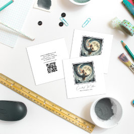 Fairy Vinge Jewelry Delights Fyrkantigt Visitkort