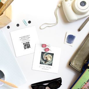 Fairy Vinge Jewelry Delights Fyrkantigt Visitkort