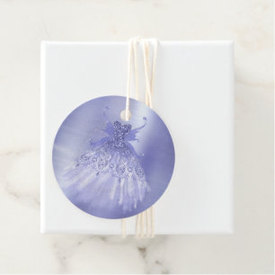 Fairy Vinge Lavender Gown   Lila Iridescent Sheen Gåvor Etiketter