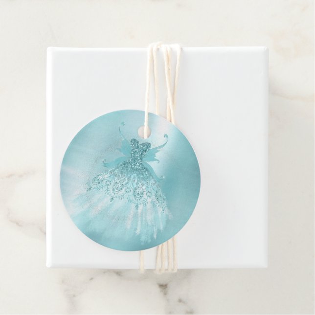 Fairy Vinge Mint Gown | Luxe Pearl Grönt Aqua Shee Gåvor Etiketter (På plats)