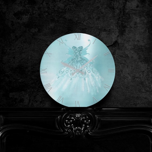 Fairy Vinge Mint Gown | Luxe Pearl Grönt Aqua Shee Rund Klocka (Skapare uppladdad)